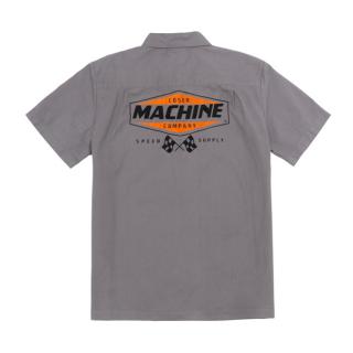 Košile Loser Machine Montes work shirt charcoal Velikost: M