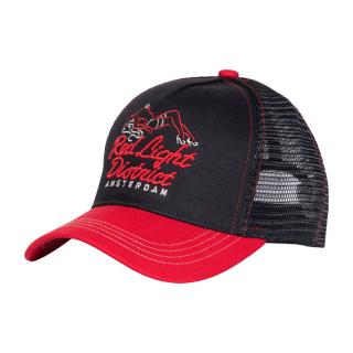 Kšiltovka King Kerosin Red light trucker cap