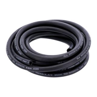 MCS, black neoprene oil line hose, 9.5mm (3/8 )