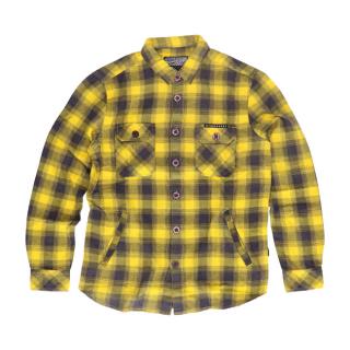 MCS Worker Flanel shirt yellow/grey