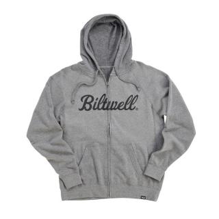 Mikina Biltwell Script zip-up hoodie dark heather XL