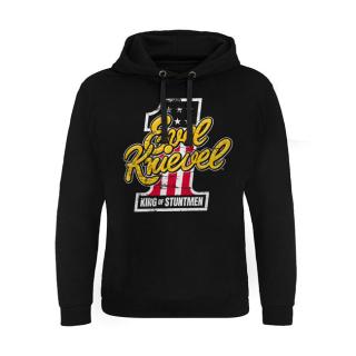 Mikina Evel Knievel King Of Stuntmen Epic hoodie black Velikost: L