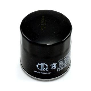 MIW, spin-on oil filter. Black