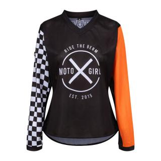 MotoXGirl jersey black/orange XL