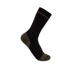 Pánské ponožky Carhartt midweight cotton blend steel toe boot sock 2 páry Velikost: L