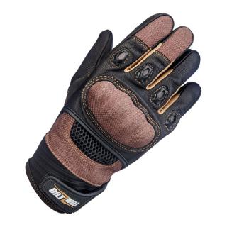 Rukavice Biltwell Bridgeport gloves chocolate, black