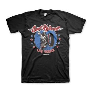 Triko Evel Knievel In Las Vegas T-shirt black