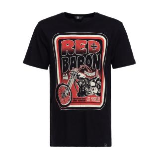 Triko King Kerosin Red Baron Speedshop T-shirt black
