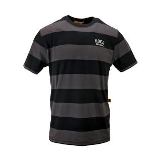 Triko Roeg Cody striped t-shirt black/grey