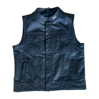 Vesta 13 1/2 Night Rider Leather vest Velikost: 2XL