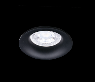 CENTURY KLAK vestavný korpus bodovka pro LED žárovku černý včetně držáku na žárovku GU10