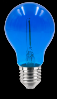 CENTURY LED žárovka FIESTA 0,6W E27  2200K blue 20lm 36V