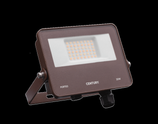 CENTURY PORTEO LED reflektor 20W 3-4-6K 2000lm IP65 se svorkovnicí a antikondenzačním ventilem