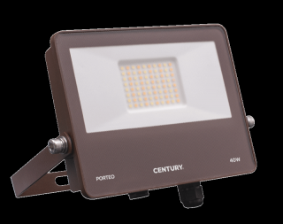 CENTURY PORTEO LED reflektor 40W 3-4-6K 4600lm IP65 se svorkovnicí a antikondenzačním ventilem