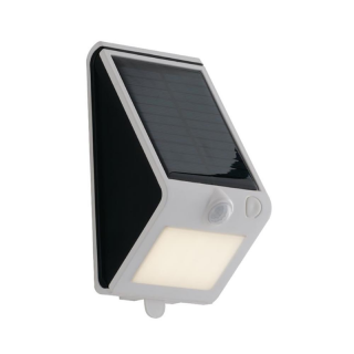 FANEUROPE Open, solární nástěnné svítidlo, 3W LED, 4000K, IP54, se senzorem pohybu a denního světla