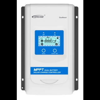MPPT solární regulátor EPever 100VDC/ 20A DuoRacer - 12/24V