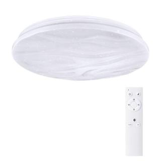 Solight LED stropní světlo Wave, 30W, 2100lm, stmívatelné, změna chromatičnosti, dálkové ovládání