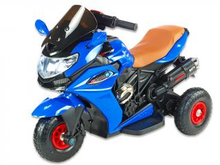 DEA Dětská elektrická motorka Dragon s plynovou rukojetí modrá