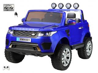 DEA Elektrické autíčko Rover Happer 4x4 dvoumístný modrá metalíza