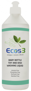 Přírodní prostředek ECOS3 Baby Bottle Toy na čištění hraček a kojeneckých lahví