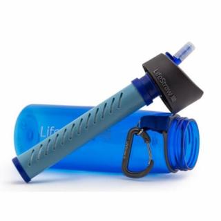 Vodní filtr LifeStraw Go2 Stage s nádobou pro cestování s vyměnitelnou karbonovou kapslí Barva kartáčku: Modrá