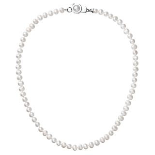 Evolution Group CZ Perlový náhrdelník z pravých říčních perel bílý 22006.1