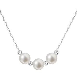 Evolution Group CZ Perlový náhrdelník z pravých říčních perel bílý 22017.1