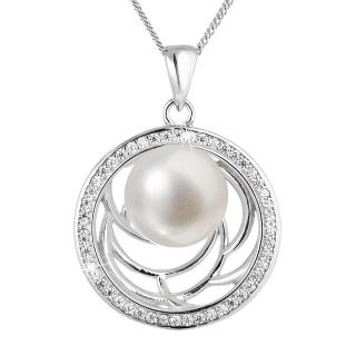 Evolution Group CZ Perlový náhrdelník z pravých říčních perel bílý 22029.1