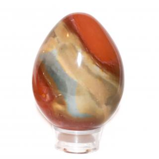 Jaspis pestrý - vejce - 7,5 cm (Drahý kámen pro zdraví)