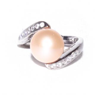 Perla růžová (Prsten)