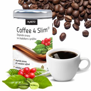 Keto káva Coffee4Slim s extraktem ze zelené kávy Zvolte variantu: 60 porcí