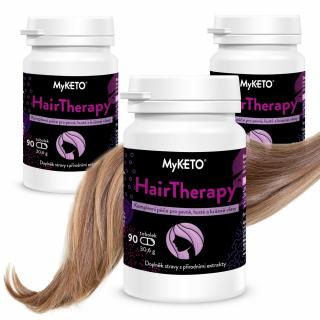 MyKeto Hair Therapy výživa pro pevné a husté vlasy Zvolte variantu: 3x90 kapslí
