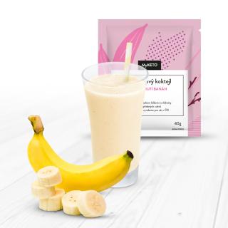 MyKETO Proteinový koktejl s příchutí banán Zvolte variantu: 20×40 g