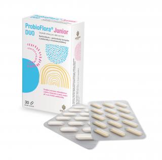 ProbioFlora Junior Duo probiotika pro děti 10 kmenů 30 tobolek ProbioFlora Junior: 30 tobolek