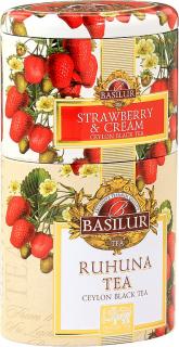 Basilur 2v1 Strawberry & Ruhunu plech 30g & 70g