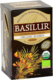 Basilur BIO organic Rooibos přebal 25x1,5g