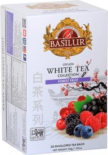 Basilur White tea Forest fruit přebal 20x1,5g - lesní ovoce