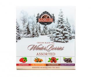 BASILUR Winter Berries Assorted přebal 40 gastro sáčků