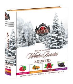 BASILUR Winter Berries Book Assorted plech 32x2g