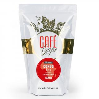 Café gape Congo Kivu hmotnost: 250g  zrno