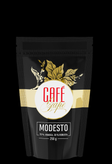 Café Gape Modesto hmotnost: 250g mletá ( zalévaná káva - turek) jemné mletí
