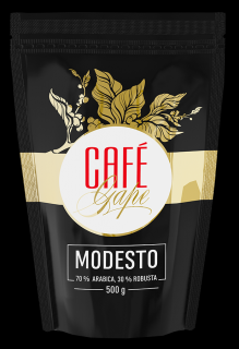 Café Gape Modesto hmotnost: 500g mletá ( zalévaná káva - turek) jemné mletí