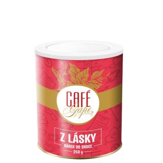 Café gape Z lásky 250g hmotnost: 250g mletá ( filtrovaná káva) hrubé mletí