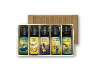 Sada esenciálních olejů v krabičce – aromaterapeutická apotéka