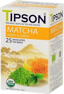 Tipson BIO Matcha přebal 25x1,5g varianta: MED CITRON
