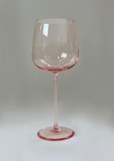 Sklenice na víno KABARET Růžová Barva: Růžová, Kusy: 2ks