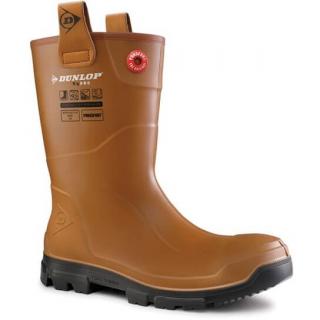 DUNLOP PUROFORT RIG PRO FULL SAFETY FUR LINING - Brown Black Velikost: 37