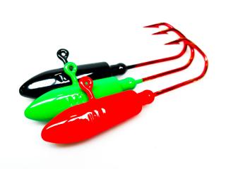 Jig torpedo 100g (10/0) Barva: Red