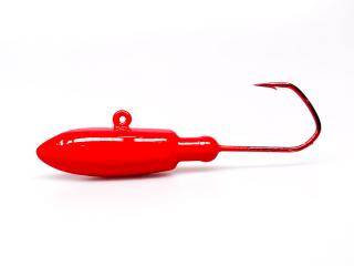 Jig torpedo - červený Velikost / Hmotnost: 4/0 - 10g