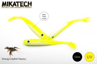 MIKATECH Real Shad 12.5 cm - Taschenlampe Glow UV (3ks)